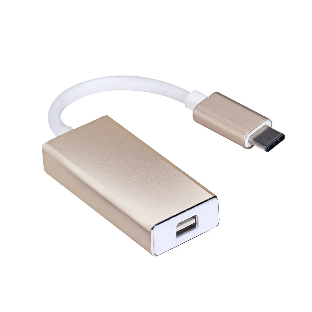 Для Macbook USB 3 1 Type C к Mini DisplayPort DP 1080P HDTV Кабель-адаптер для Surface Pro 4/Новый Chromebook Pixel Type-C