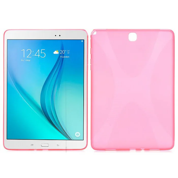 

X Line Matte TPU Gel Silicone Protective Skin Rubber Case Cover Pouch Sleeve Shell For Samsung Galaxy Tab A 9.7 T550 T551 T555