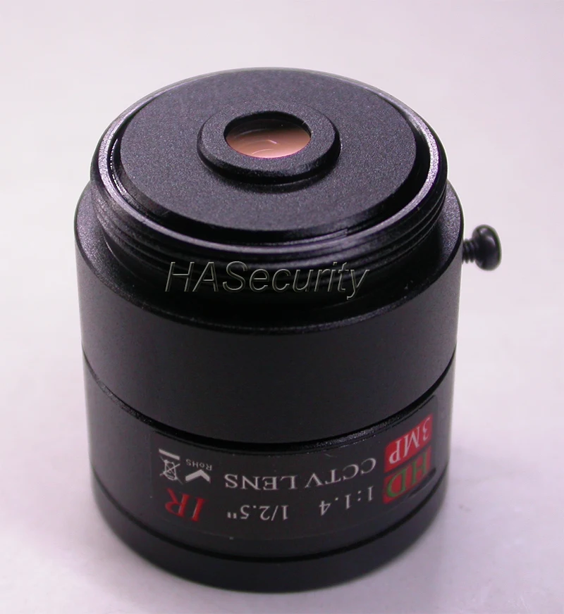 4 мм CS mount 3.0MP 1/2. " F1.4 объектив для камеры видеонаблюдения