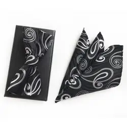 2 предмета Для мужчин с модной бабочкой комплект Классический Пейсли бантом с высокое качество тканым карманом квадратный