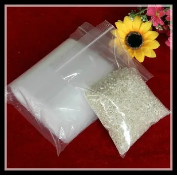 

500pcs/lot Small PE bag, transparent zipper bag, food bag, medicine bags, 5 x7cm free shipping