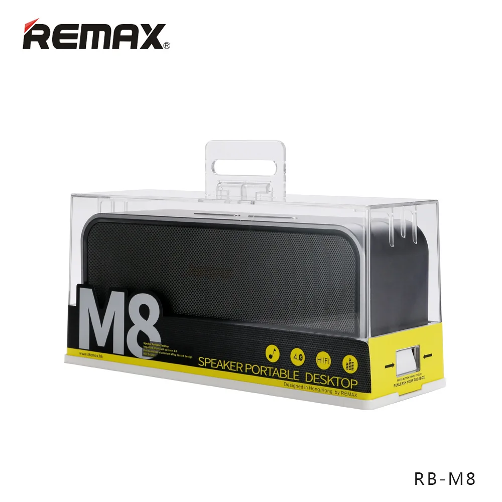 REMAX Беспроводной 4 0 Bluetooth динамик металлический Настольный книжная полка AUX USB RB