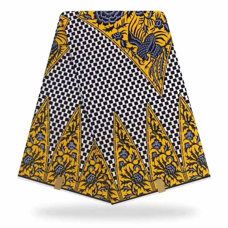 

2017 Hot Sales African wax cloth new arrival 100% cotton hollandais wax dutch wax 6 yards !T032908