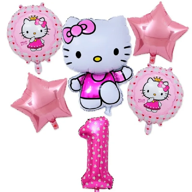 воздушный шар хелло китти латексные. шар хелло китти. шар хелло китти. набор шаров хэллоу китти. хеллоу китти шар фольга.