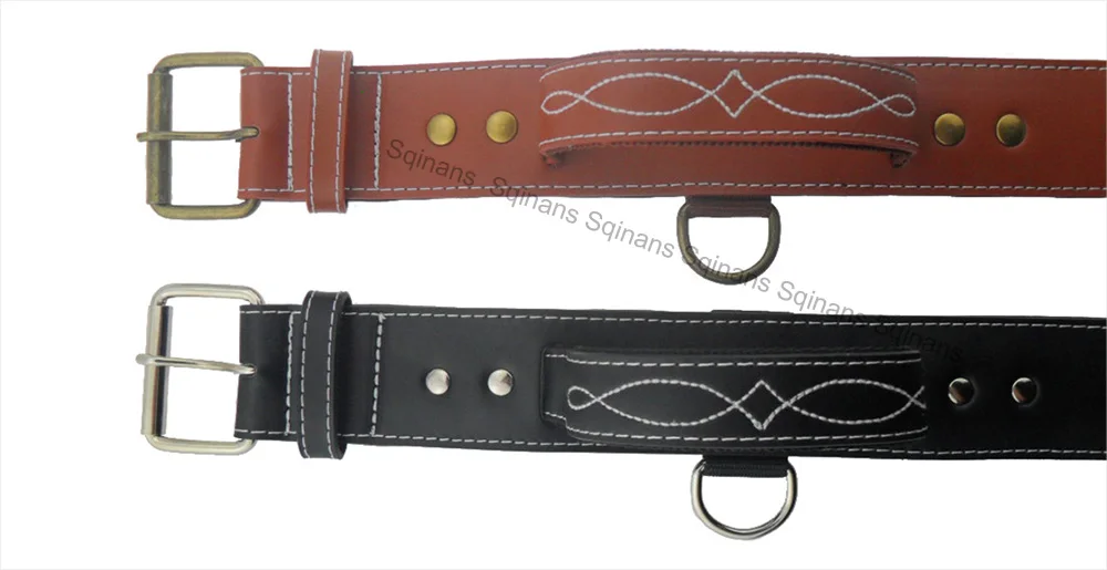 genuine leather dog collars