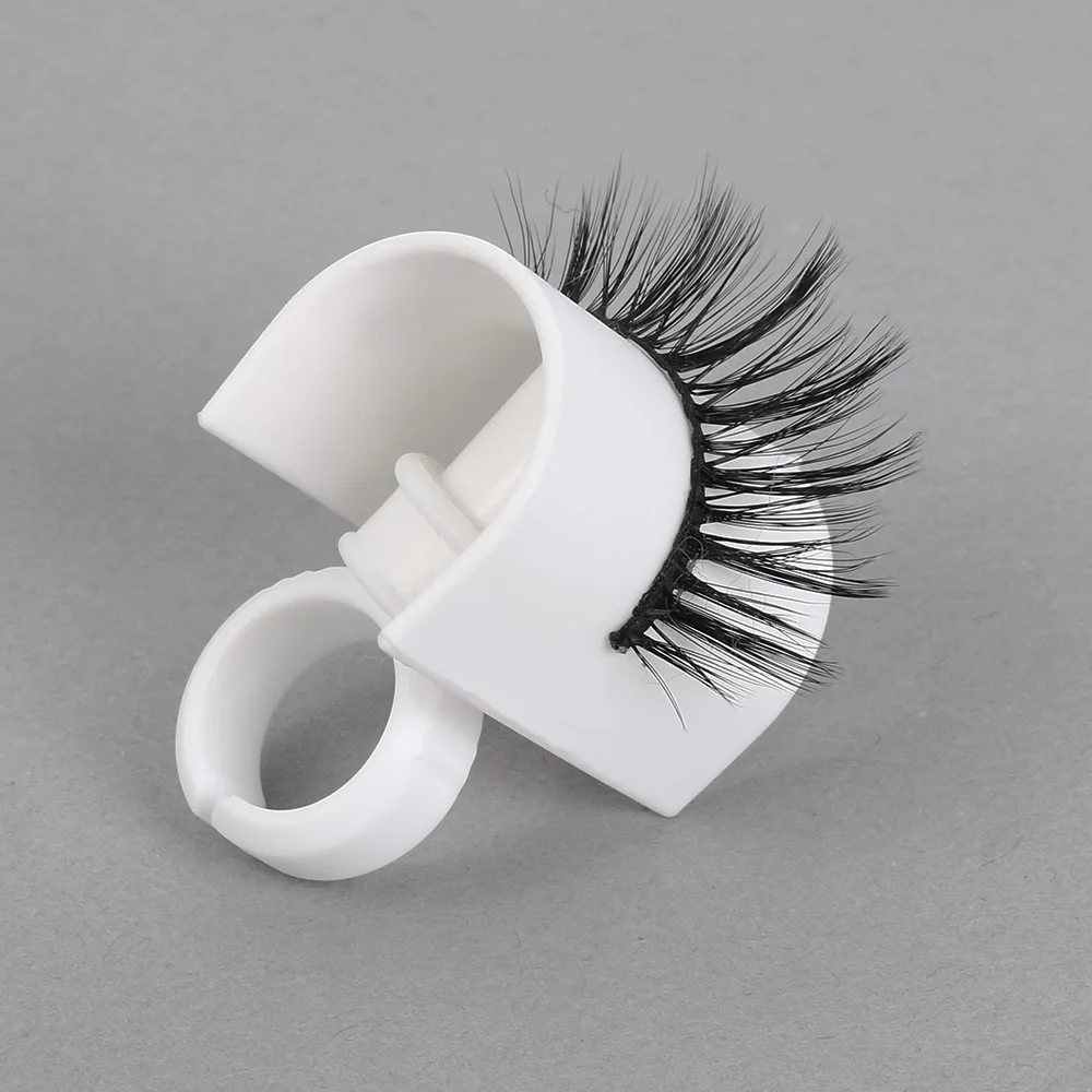 

1 Set Durable False Eyelashes Pallet Ring Eye Lashes Extension Adhesive Glue Ring Holder Grafting Makeup Accessories Tools