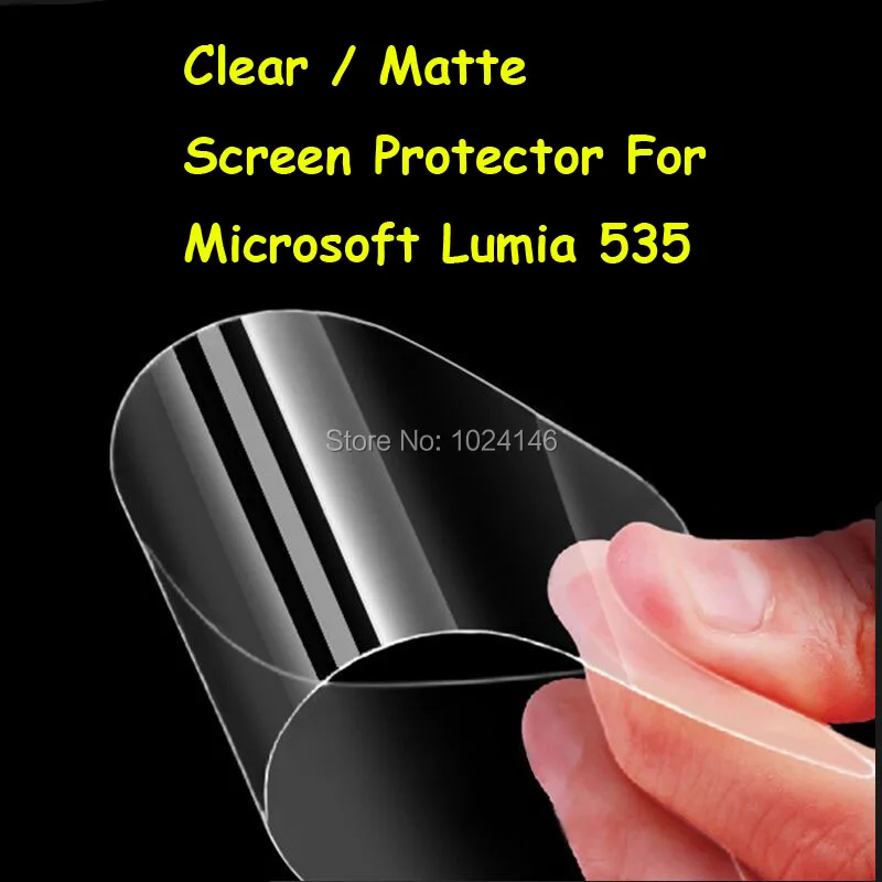 Новый HD прозрачный/антибликовый матовый защитный экран для Microsoft Lumia 535 Защитная