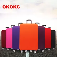 OKOKC Travel Thicken Elastic Pure Color Luggage Suitcase Protective Cover, Apply to 18-32inch Cases, Travel Accessories