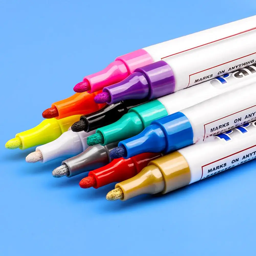 11 цветов масляный маркер граффити ручка краски ручки на масляной основе краски маркер длительный быстрое высыхание для маркировки краски