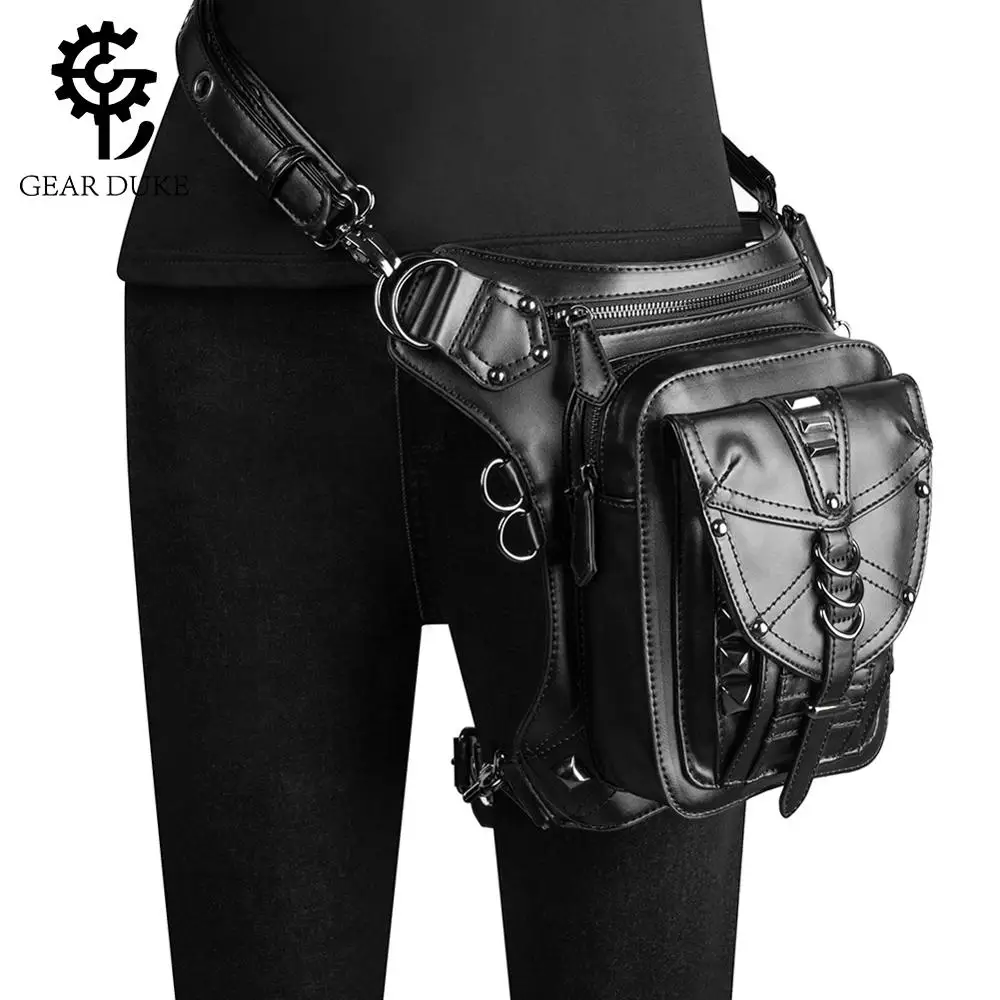 Сумка на пояс GearDuke для женщин и мужчин в готическом стиле забавная мотоциклетная