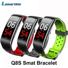Smart Bracelet Q8S Wristband Color IPS Screen Heart Rate Fitness Tracker Sport Band Wearable Devices Smart Watch for Android IOS