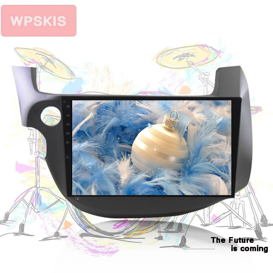 

For Honda Fit Jazz 2007 2013 car gps navigation Stereo pc tape music video monitor 8 Core android 9.0 4GB+64GB auto radio unit