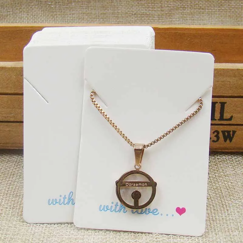 100Pc various design jewelry necklace paper package card DIY handmade flower/marbling/sweet love charms pendant dispaly tag card 