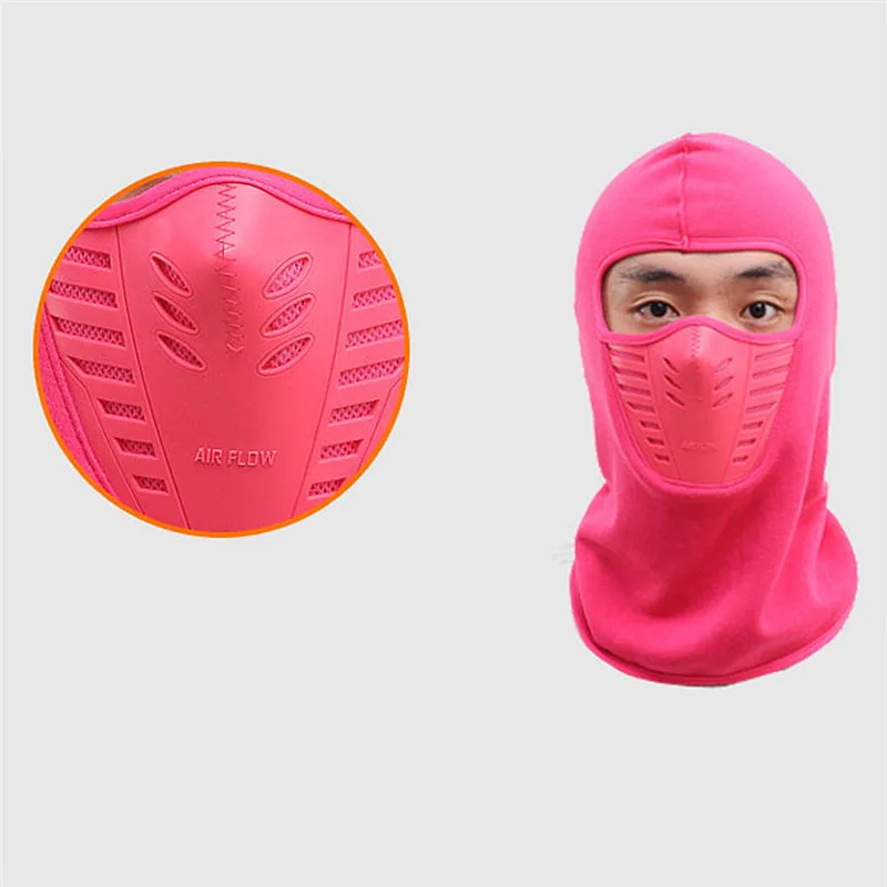 Велоспорт Зимний Теплый Полный лицевой чехол Ветрозащитная маска для лица для верховой езды головной убор для спорта на открытом воздухе шарф в форме маски против пыли