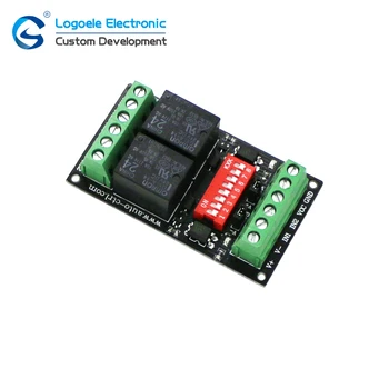 

DC5V 12V 24V relay module 2 road relay module With optical coupling isolation High / Low interoperability relay module