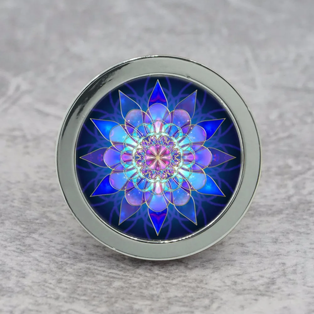 

Blue Flower Drawer Knobs Dresser Handles / Handmade Knobs Pulls Handles / Cupboard Knobs Cabinet Handles Kitchen Hardware