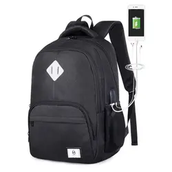 Senkey и Стиль Новый USB Комплект для зарядки сумка открытый мужской рюкзак Оксфорд сумка для студентов колледжа средней школы студенческий