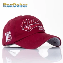 RoxCober мужская хлопковая бейсбольная кепка с вышитыми буквами Snapback Кепка для улицы gorra hombre casquette homme кепки с козырьками 4002