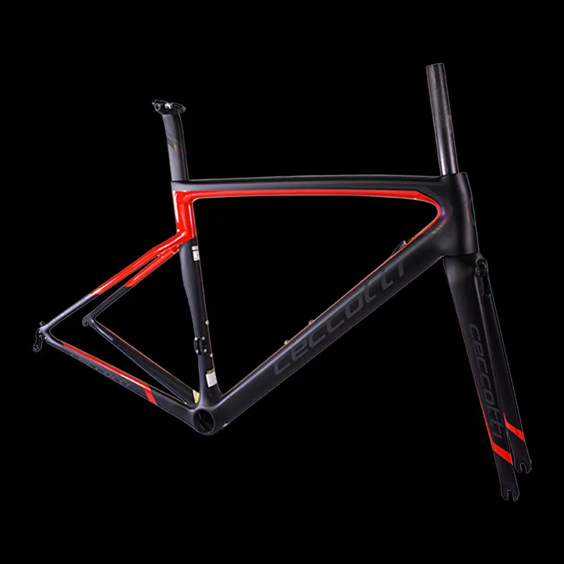 Discount 2019 newest brand carbon road frame T1100 UD full carbon size 44/49/52/54/56cm customized BSA PF30 BB30 super light bicycles 4