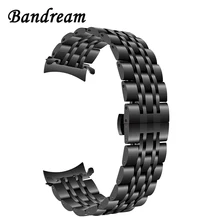 Уникальный ремешок для часов из нержавеющей стали+ инструмент для samsung gear S3 Classic Frontier R760 R770, спортивный ремешок, браслет на запястье