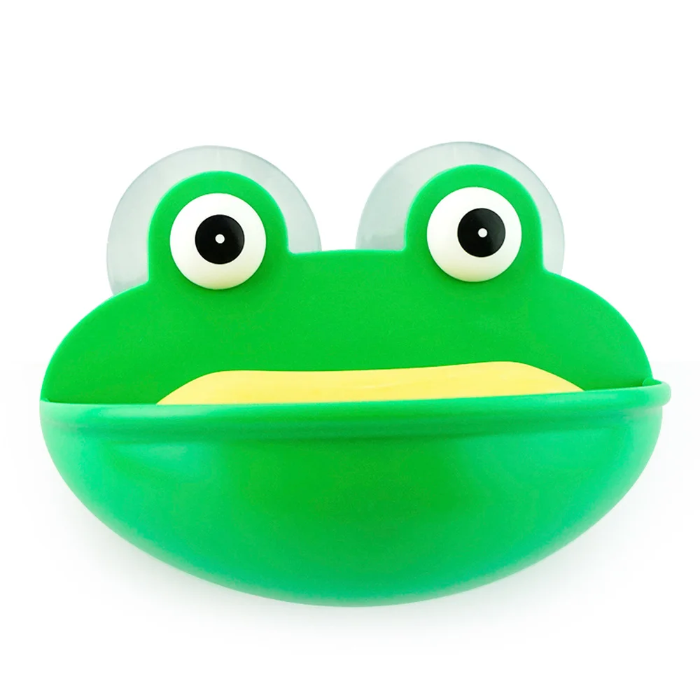 

Cute soap box free punching strong suction cup drain wall hanging cartoon frog soap rack lo8161138