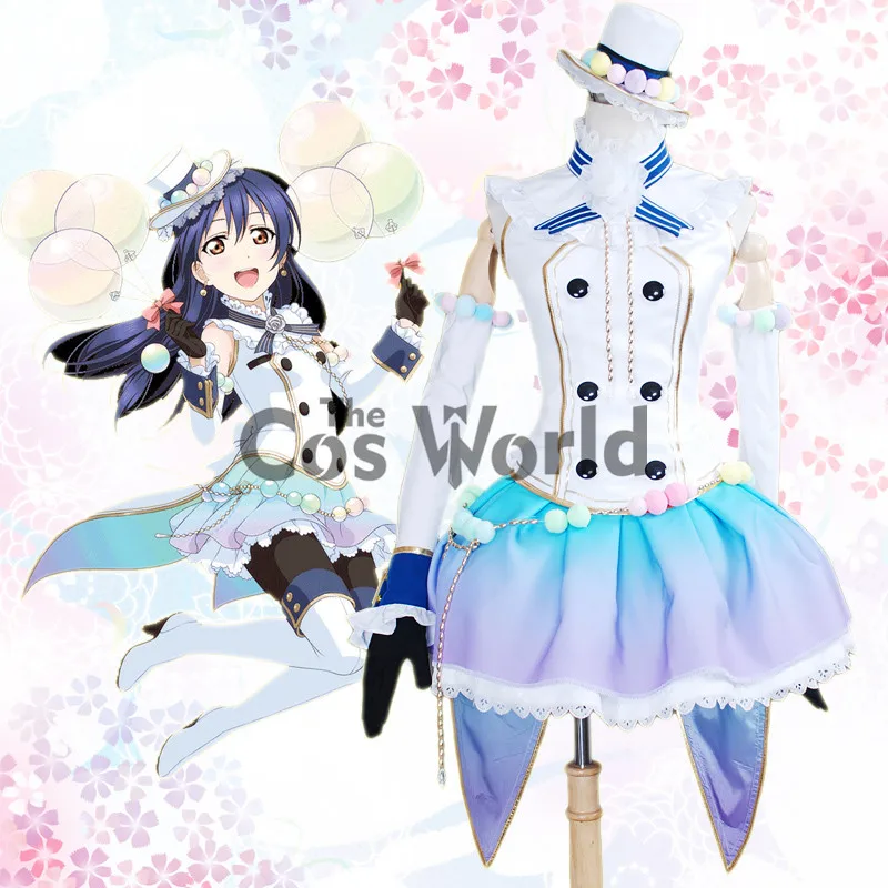 

LoveLive! Love Live Sonoda Umi Shirt Dress Swallowtail Uniform Outfit Cosplay Costumes