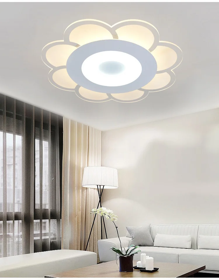 Free EMS UPS FedEx DHL Slim curved LED font b Ceiling b font romantic bedroom lamp