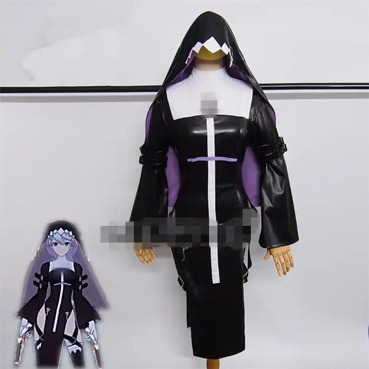 Anime Cosplay Honkai Impact 3rd Kallen Kaslana Cosplay Costume Nun Robes A Aliexpress