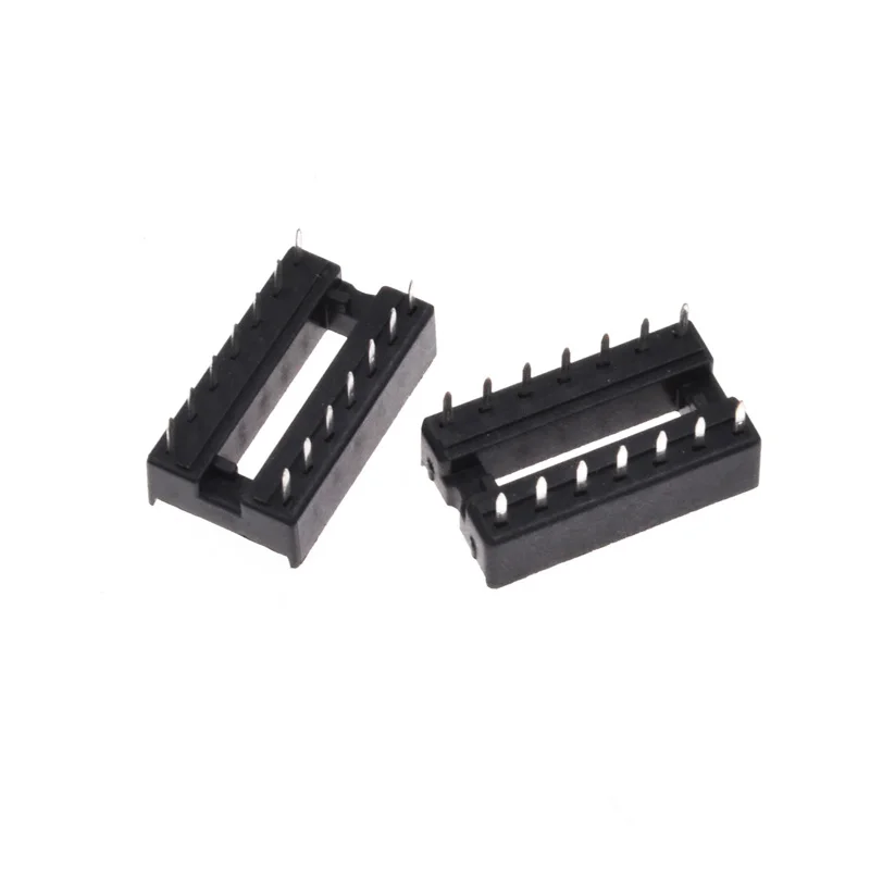 10 шт. IC розетка DIP 6P 8PIN 14PIN 16PIN 28PIN 2 54 мм адаптер интегральной схемы припоя Тип