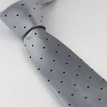 Мужские галстуки для костюма, дизайн, серый с черным квадратным клетчатым шейный платок, тонкий галстук, 7 см, платья, рубашки, свадебные галстуки Gravatas Corbata