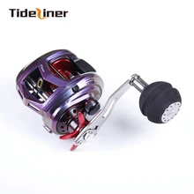 Tideliner, литая Рыболовная катушка, медленно отжимающиеся катушки, левая и правая рука, колеса для соленой воды, максимальная мощность сопротивления 12 кг, соотношение 13+ 1, подшипники 6,5: 1