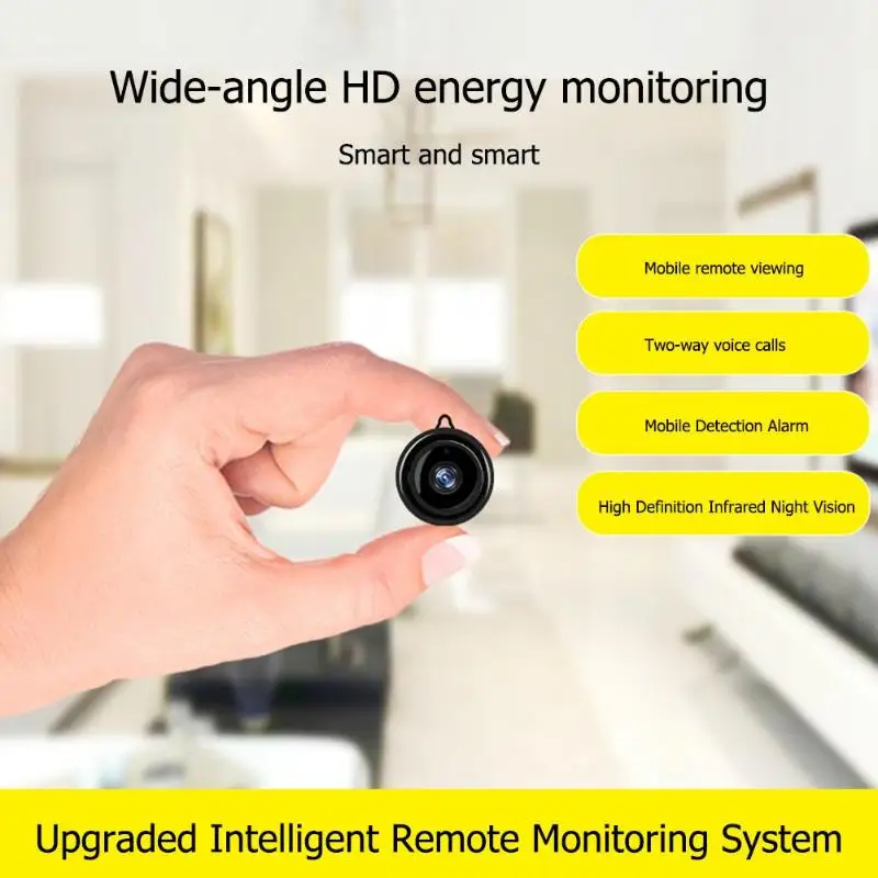 VODOOL Mini WiFi 1080P IP камера беспроводная маленькая CCTV инфракрасная камера ночного видения с функцией обнаружения движения Аудио приложение умный дом камера безопасности