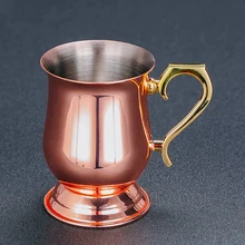 340ml Moscow Mule Mug Copper Plated Mug Blue Blazer Mugs Cocktail Mug