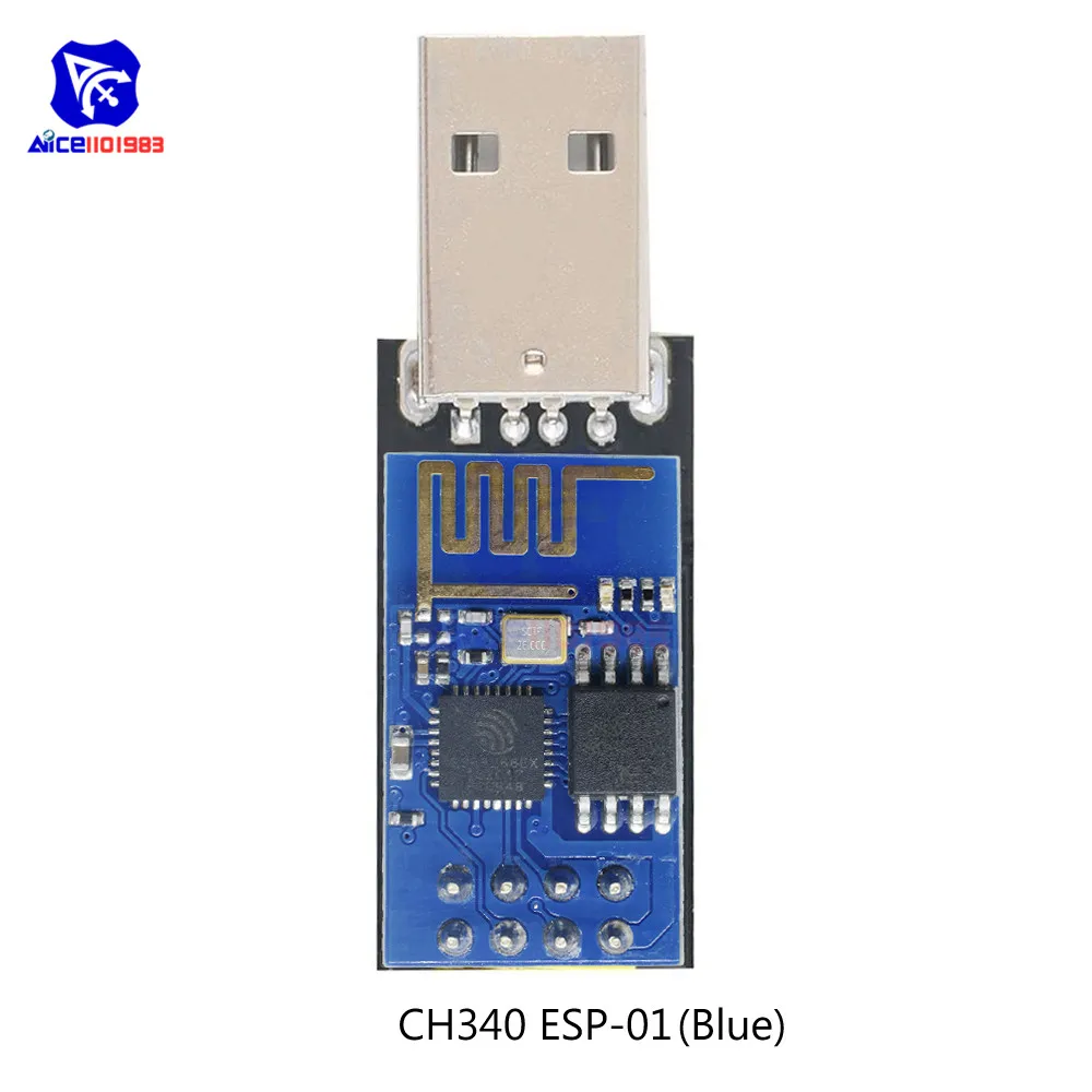 CH340 CH340G USB к ESP8266 ESP01 ESP01S Серийный адаптер WI-FI беспроводной bluetooth-модуль развитию программист для Arduino