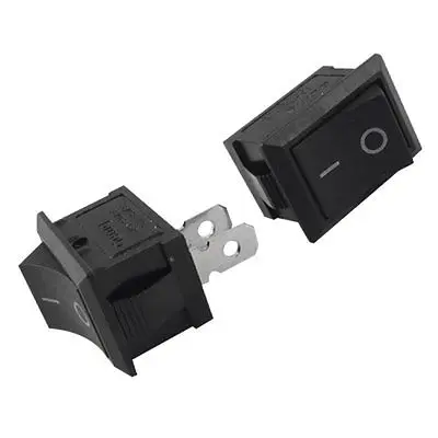 2 шт. x AC 6A/250 В 10A/125 вкл/выкл SPST Pin Snap-in перекидной Клавишный Выключатель 20x14 мм |