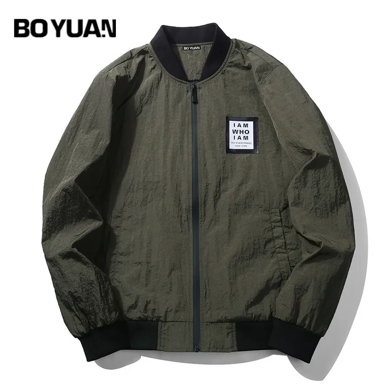 BOYUAN Bomber Jacket Men 2017 Spring Autumn Jacket Mens Casual Male Jacket Coat Style Designer Brand