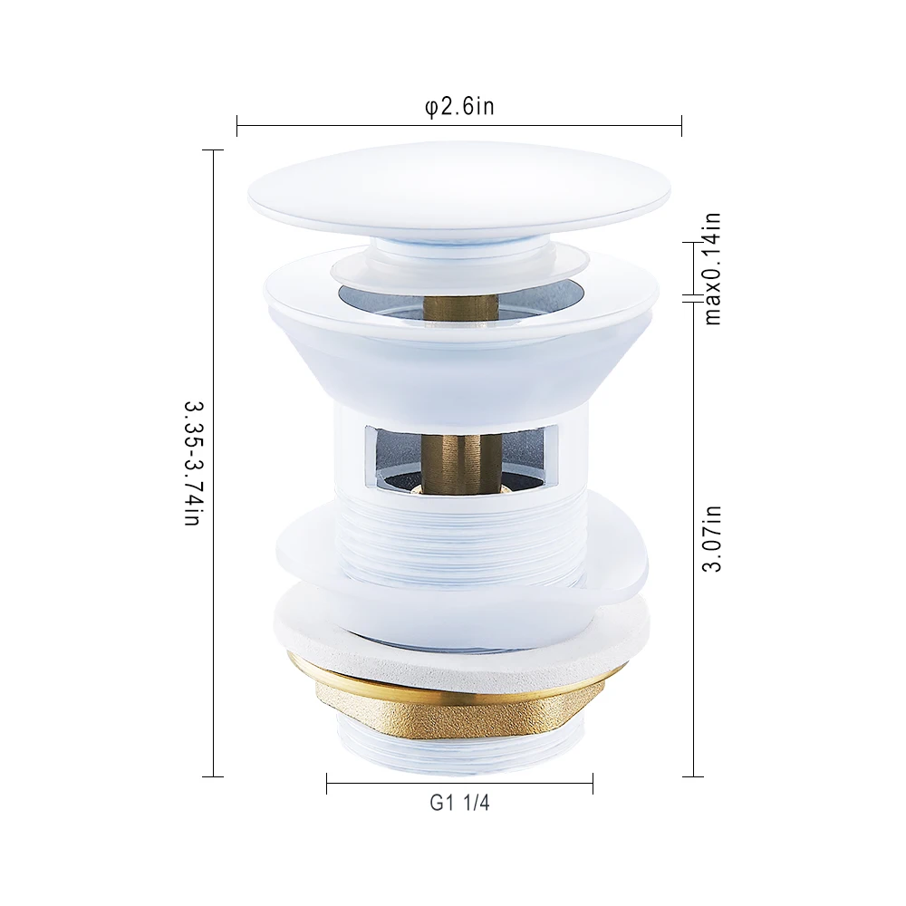 Роскошная раковина всплывающая Стопорная пробка для раковины, ванной комнаты, туалета, кухни, ванной, аксессуары, колпачок для раковины, латунный черный, золотой, белый