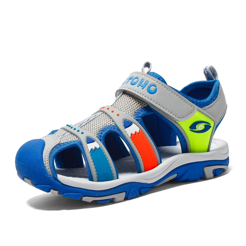 2018 Toddler Sandals Blue Sports Casual Beach Summer Boys Water Shoes