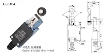 

Changde CNTD stroke switch TZ-8104 stainless steel wheel AZ/ME-8104 limit switch