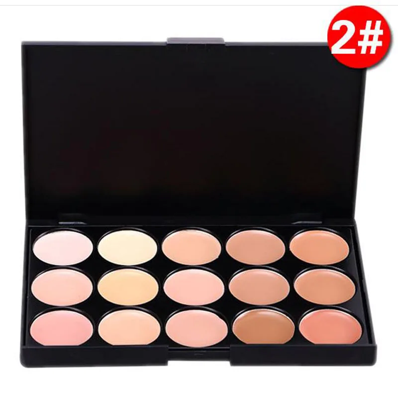 10x15CM Big Size! Professional Concealer Palette 15 Colors Makeup Foundation Facial Face Cream Palettes Powder Cosmetics