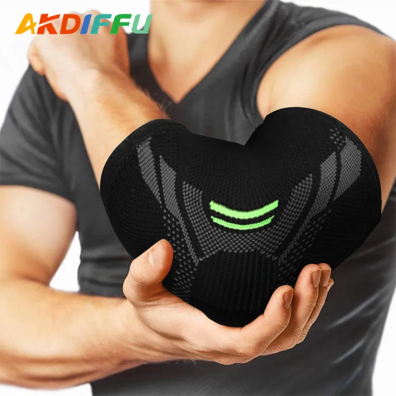 

Elbow pads support bandage protector sleeve guard football basketball volleyball gym cycling skateboard sport safety Compression