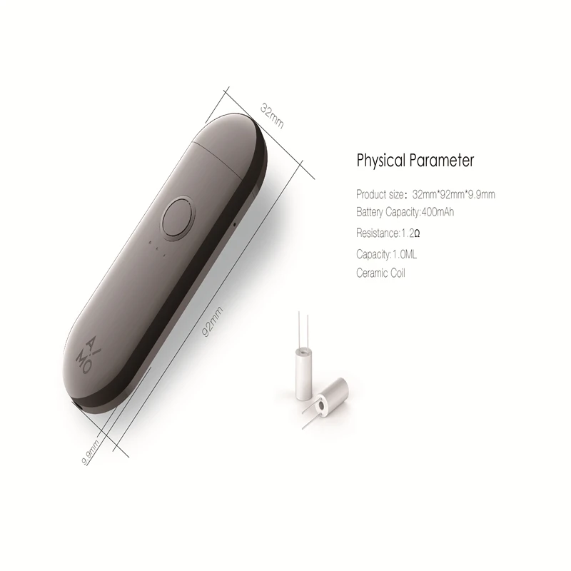 Набор электронных сигарет OVNS Aimo Lough Pod 400 мА/ч стартер батареи для JUUL VS MINIFIT C601