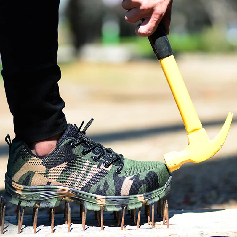 

TOURSH Zapatos De Hombre De Safety Shoes For Men Safety Shoes Sneakers Men Safety Shoes Mens Work Shoes For Men Casual Krasovki