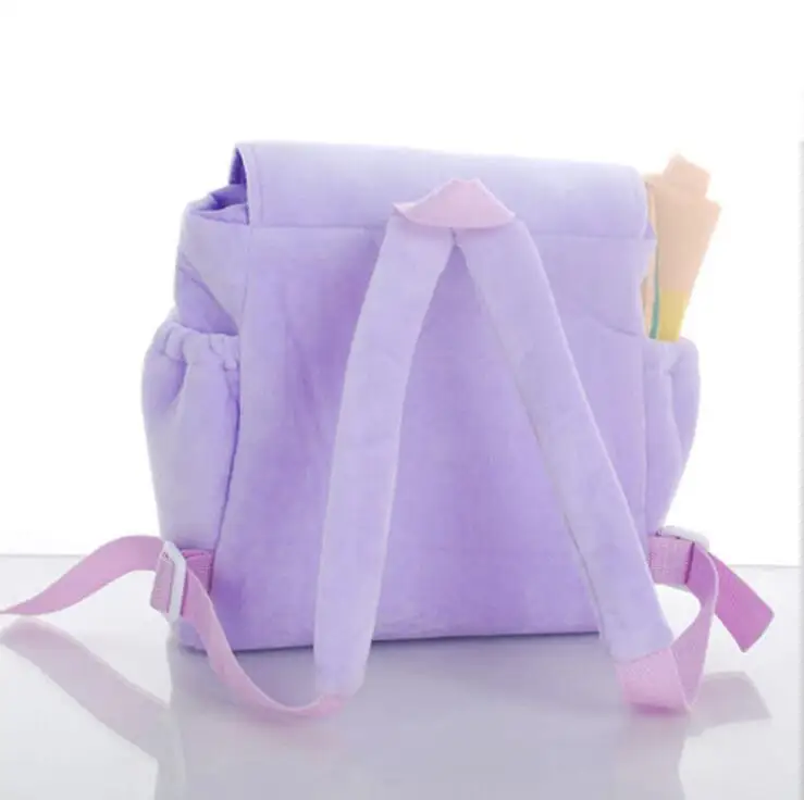 Оригинальная игрушка Дора-путешественница, 28 см, плюшевый спасательный мешок, фиолетовый, розовый цвет,, детская игрушка, подарок на день рождения, Рождество