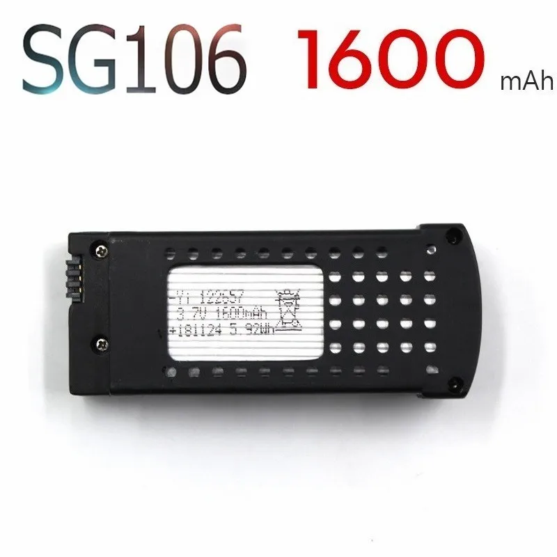 3 в 1) 3,7 V 1600mAh литий-полимерный Батарея Зарядное устройство для SG106 RC геликоптер Дрон Квадрокоптер запасные Запчасти 3,7 v Перезаряжаемые Батарея