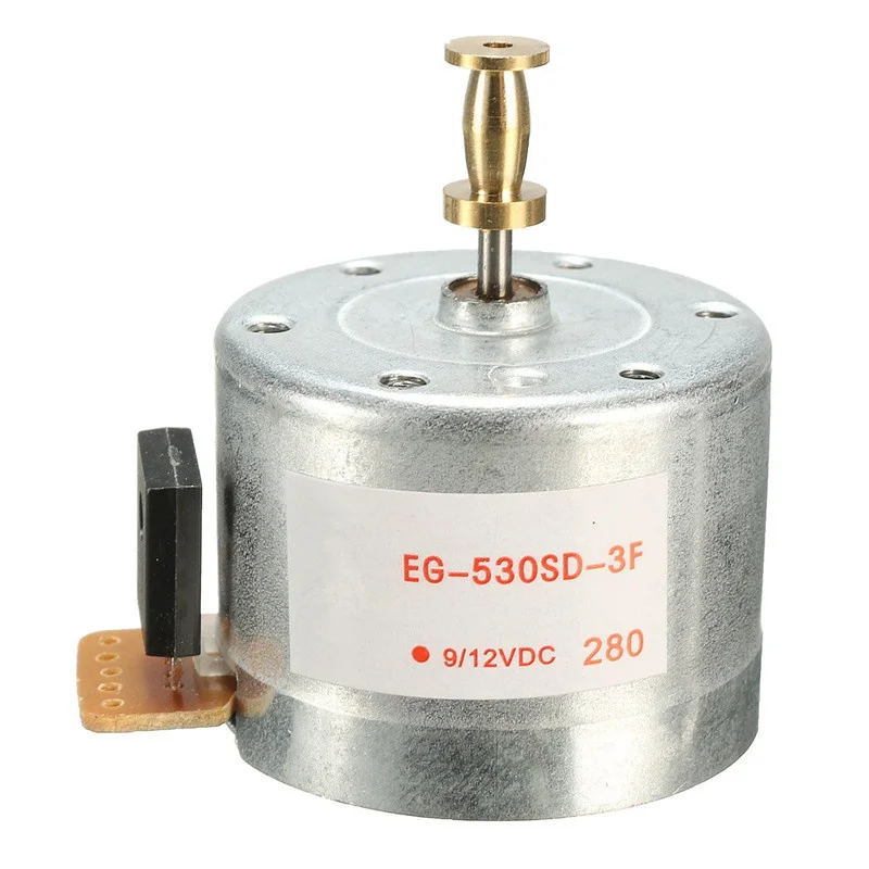 Новый DC9-12V 3-скоростной мотор для проигрывателя пластинок 25 мм монтажные отверстия 33/45, 78 оборотов в минуту в течение 3-speed Turntable