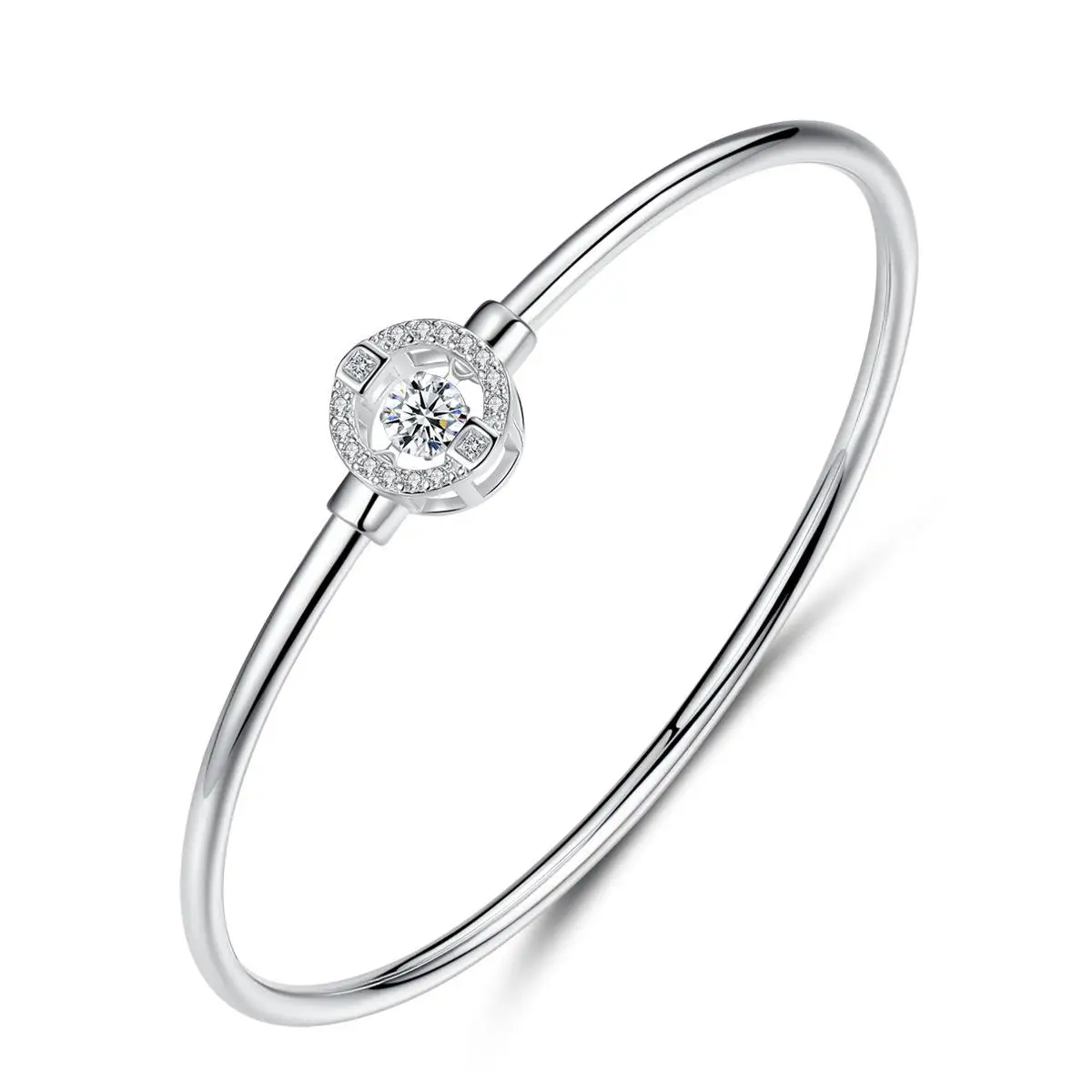 

2018 Titanium steel Fashion New arrive silver color bracelets&bangle for woman jewelry TB46