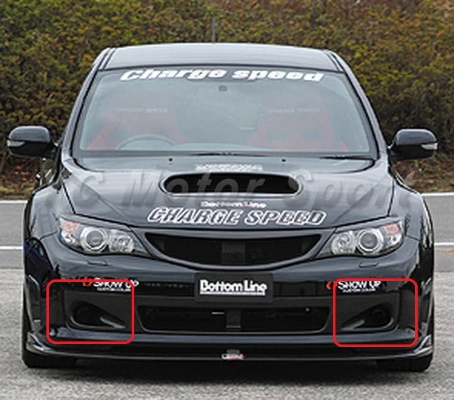 

Car Accessories Carbon Fiber CS Style Brake Ducts Fit For 2008-2012 Impreza GRB STI Hatchback OEM Front Bumper Side Ducts