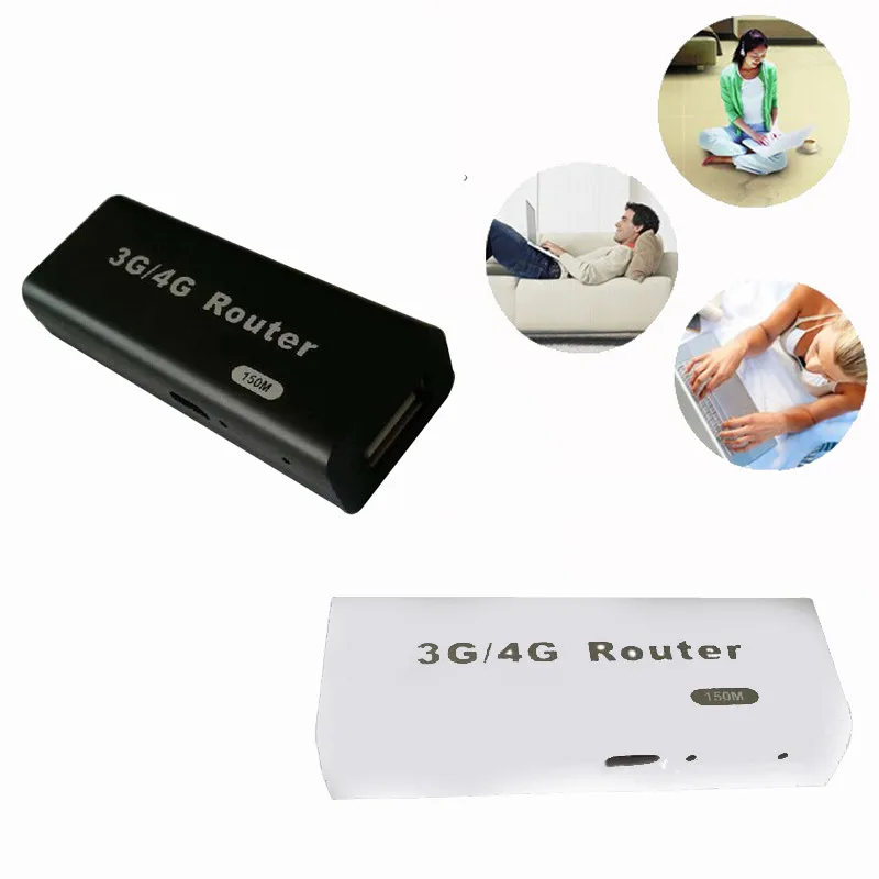 Wi Fi Wlan точка доступа 3G / 4G клиент 150 Мбит/с RJ45 USB беспроводной маршрутизатор для Mac iOS