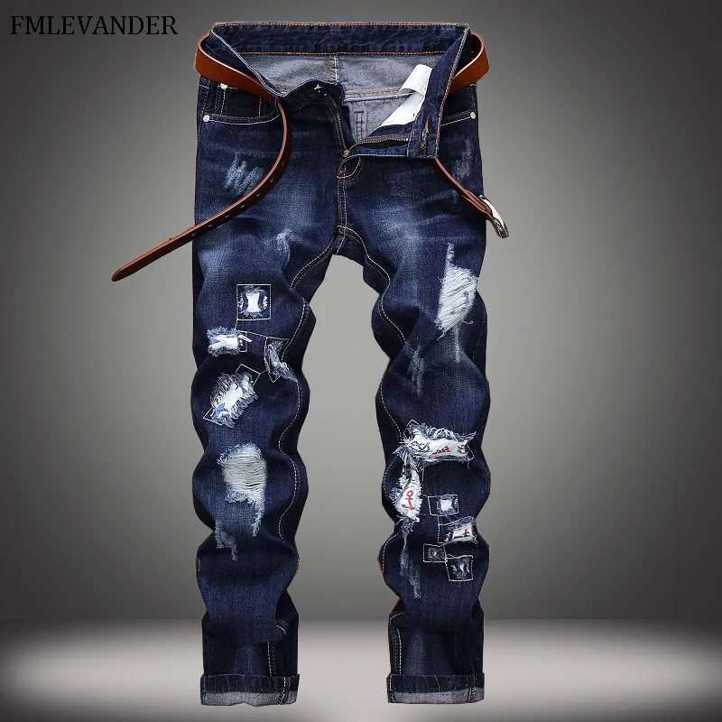 New Fashion Design Plus Size 42 Ripped 